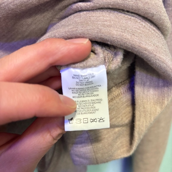 Altar’d State Mauve Long Sleeve High Low Sweatshirt Size S - Picture 4 of 7